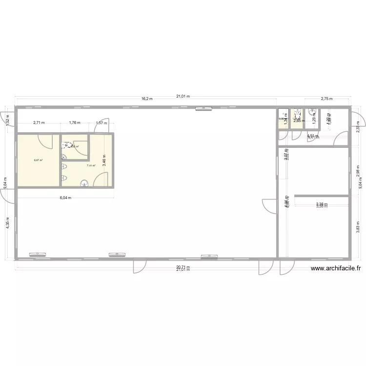 MODULAIRE CASSON. Plan de 5 et 21 m² MODULAIRE CASSON. Plan de 5 et 21 m²