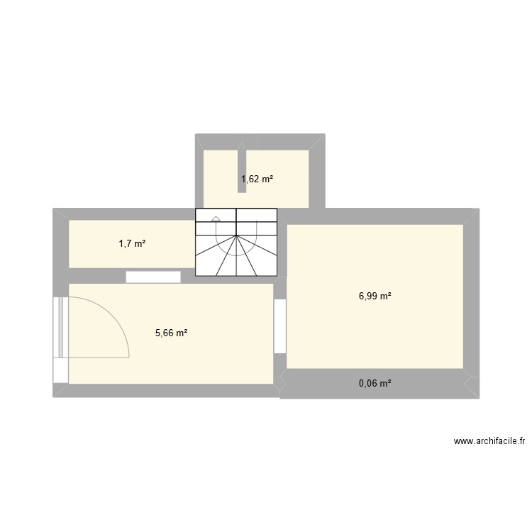 kozy. Plan de 5 pièces et 16 m2