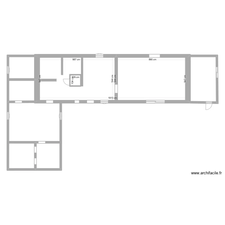 maison mirons. Plan de 