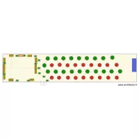 Grande salle Smith Haut Lafitte table 170 et 180 420 PAX 