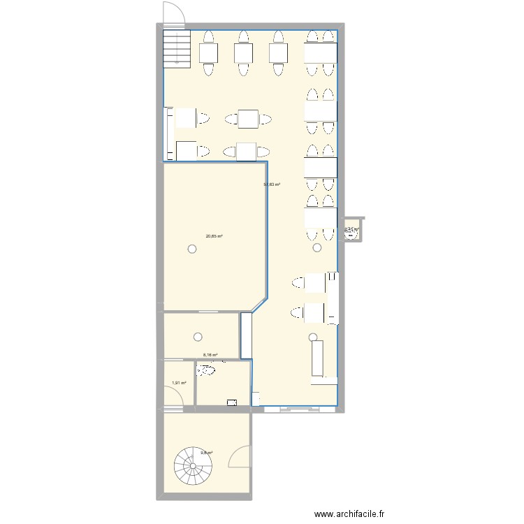 resto 3. Plan de 0 pièce et 0 m2