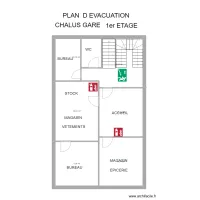 87 CHALUS Gare 1er &eacute;tage