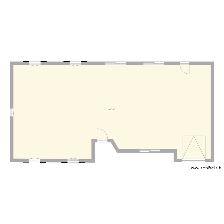 maison aurélie. Plan de 1 pièce et 131 m2