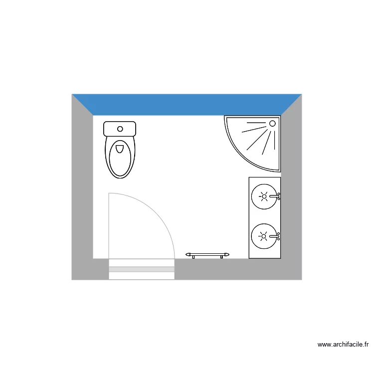 MAG1. Plan de 1 pièce et 4 m² MAG1. Plan de 1 pièce et 4 m²
