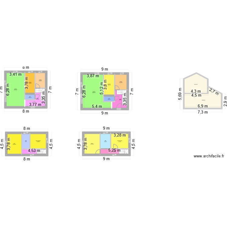 H&P - Montmelas V2. Plan de 20 pièces et 184 m2
