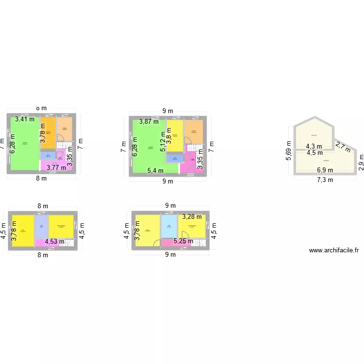 H&P - Montmelas V2. Plan de 20 pièces et 184 m² H&P - Montmelas V2. Plan de 20 pièces et 184 m²
