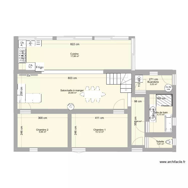 Maison ligné 77. Plan de Maison ligné 77. Plan de