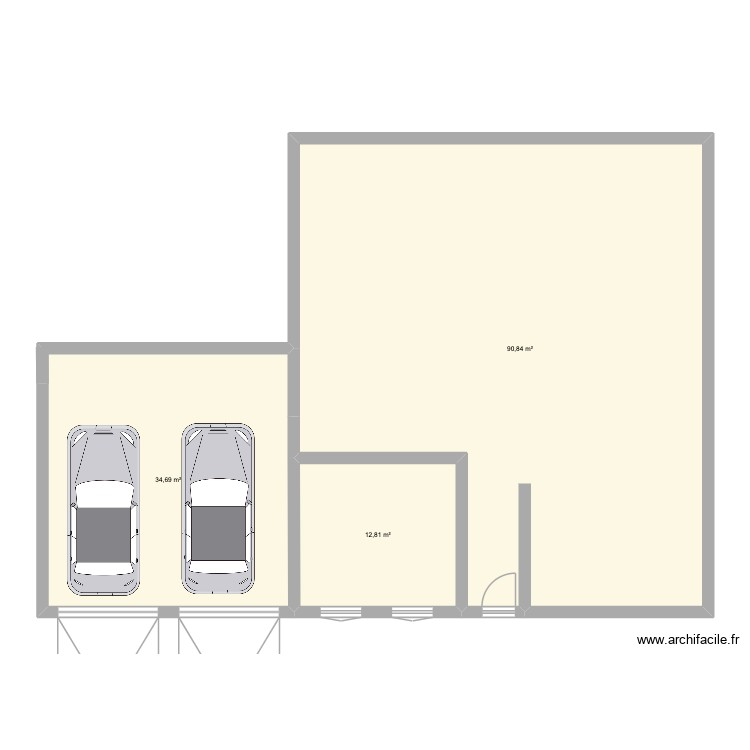 maison plain pied. Plan de 0 pièce et 0 m2