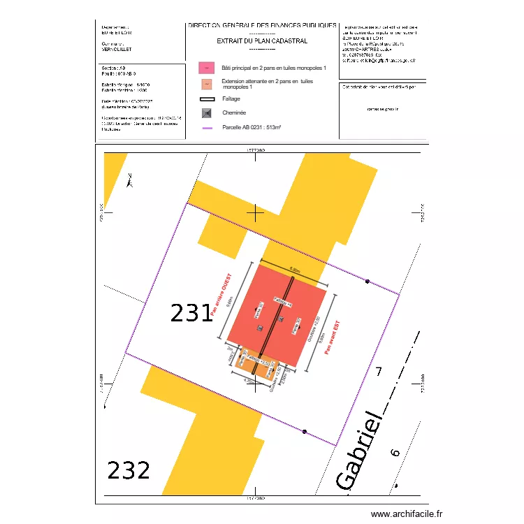 dp02 CHICOT. Plan de 