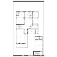 Plan Distribution villa 20x35 RDC