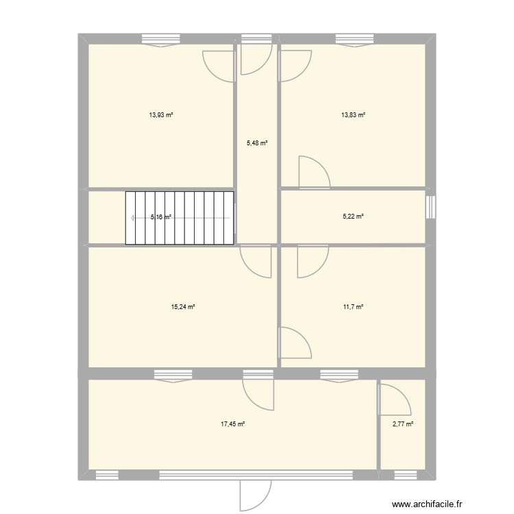 plan r&eacute;no. Plan de 0 pièce et 0 m2