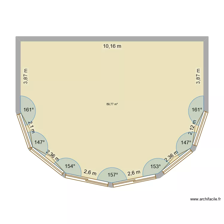 Tristan 2. Plan de 1  et 70 m²