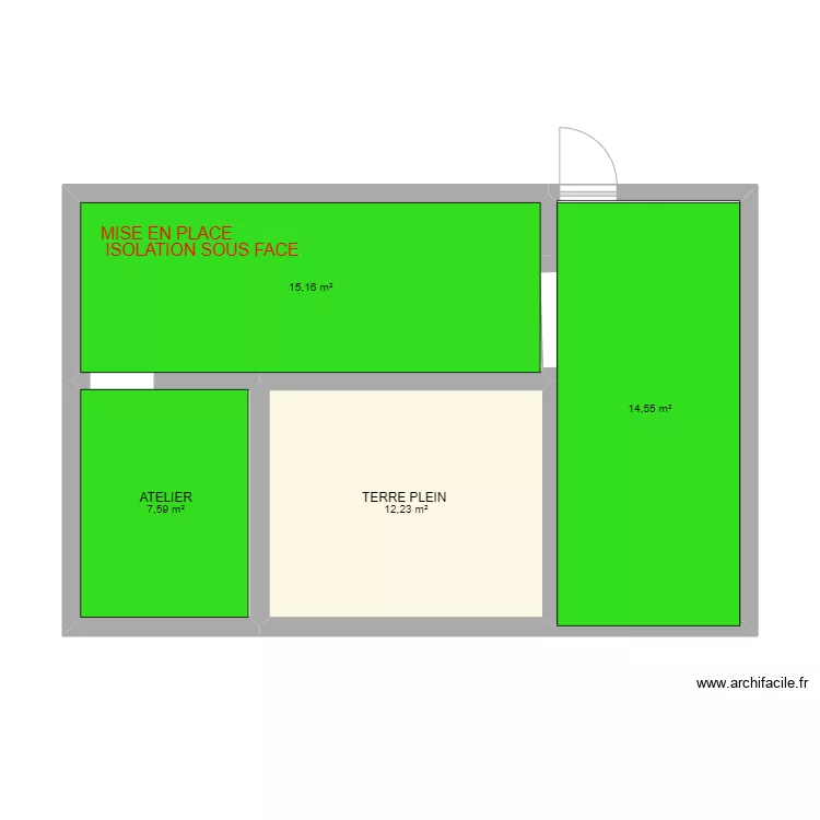 PLAN MAISON  AUTIN LAURENCE . Plan de 
