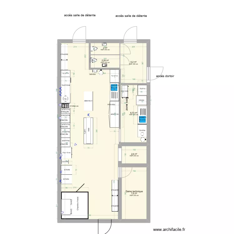 Raal Rez droite - DIAMOND. Plan de 