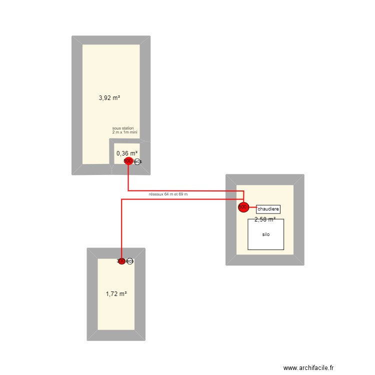 reseaux. Plan de 0 pièce et 0 m2