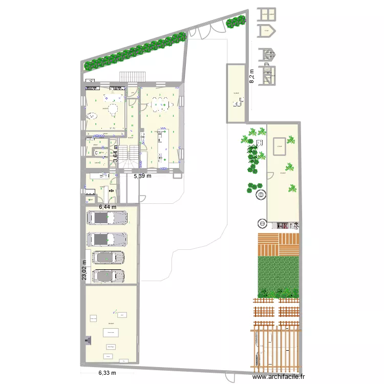 Schweighouse1. Plan de 75  et 617 m²