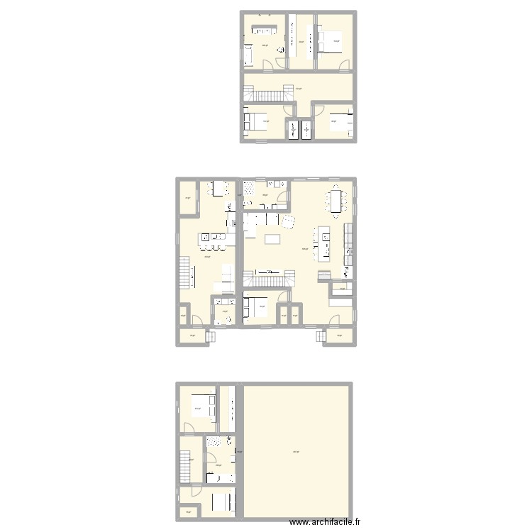 Maison 2. Plan de 27 pièces et 372 m2