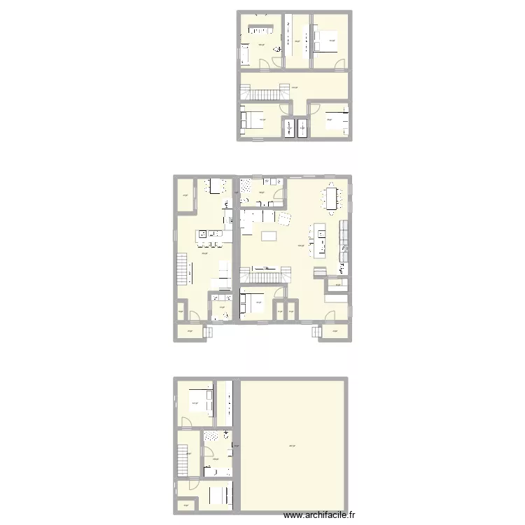 Maison 2. Plan de 
