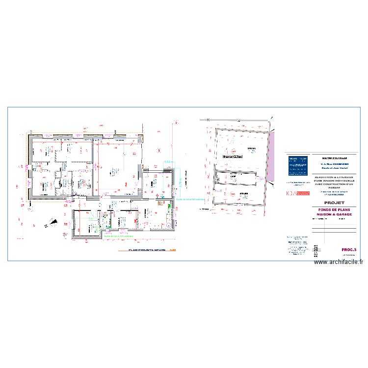 DESSENDIER sortie de toit. Plan de 0 pièce et 0 m2