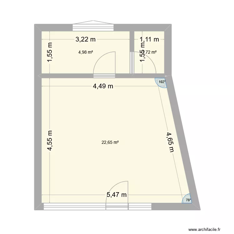 BASE DH IMMO. Plan de 3 et 29 m² BASE DH IMMO. Plan de 3 et 29 m²