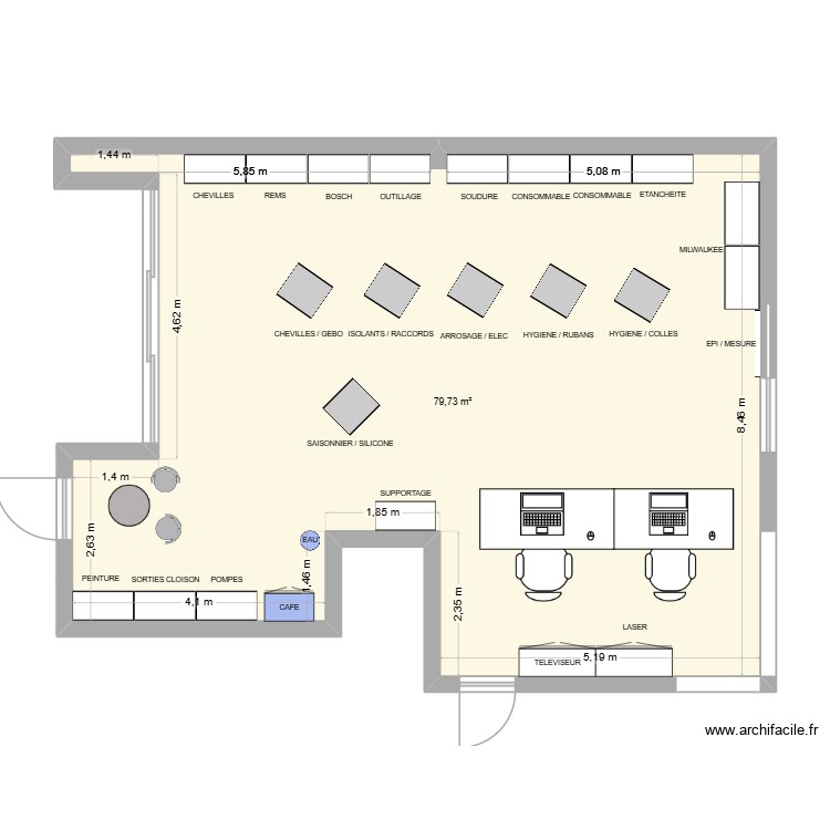 SHOWROOM BORDEAUX. Plan de 0 pièce et 0 m2