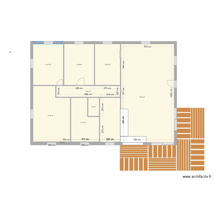 Maison 2. Plan de 0 pièce et 0 m2