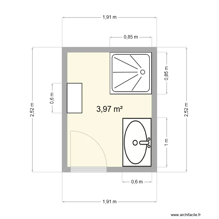 Chaix initial. Plan de 