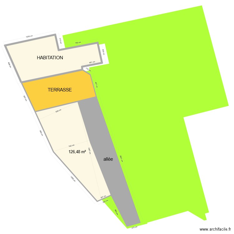 plan permis 1. Plan de 0 pièce et 0 m2