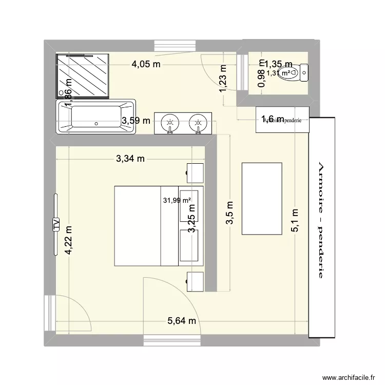 suite parentale vrai hypothese 4. Plan de 