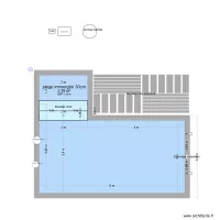 Piscine en format L plan DP