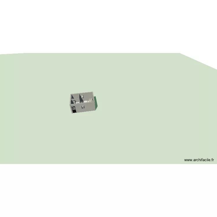 test. Plan de 2  et 19 m²