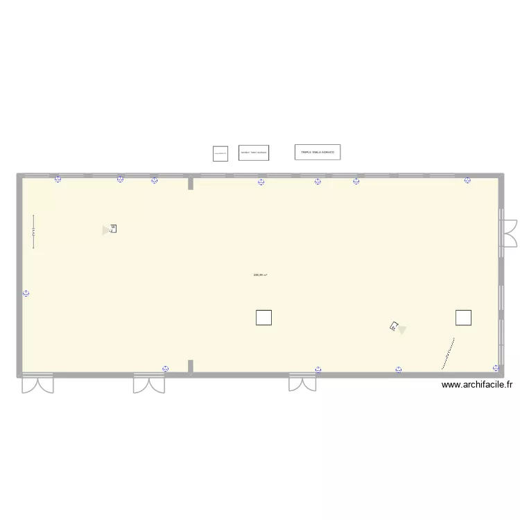 AGRACO OPTION 1. Plan de 1 et 256 m² AGRACO OPTION 1. Plan de 1 et 256 m²
