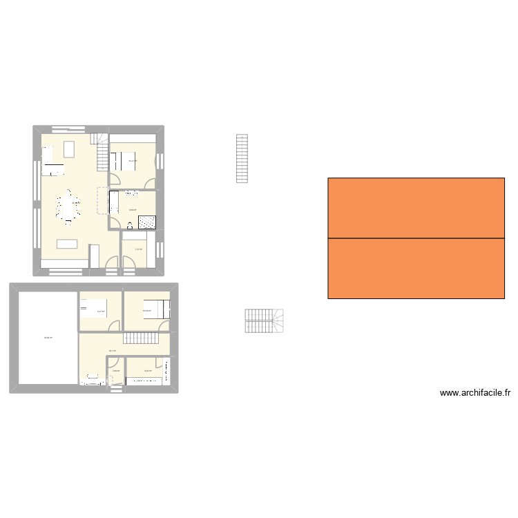 maison paille. Plan de 0 pièce et 0 m2