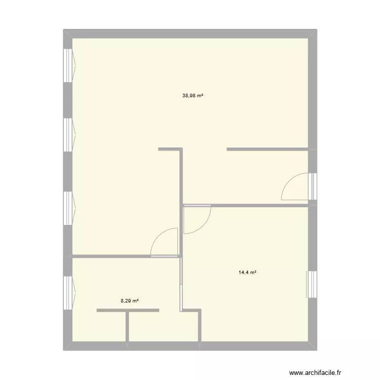 appart. Plan de appart. Plan de