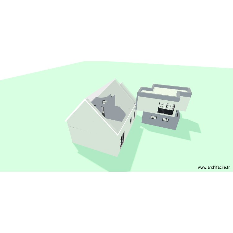 projet exterieur. Plan de 0 pièce et 0 m2