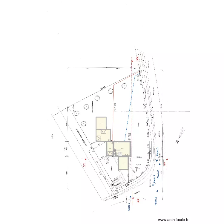 projet exterieur. Plan de 9 et 253 m² projet exterieur. Plan de 9 et 253 m²