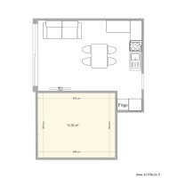 salle de vie 33m