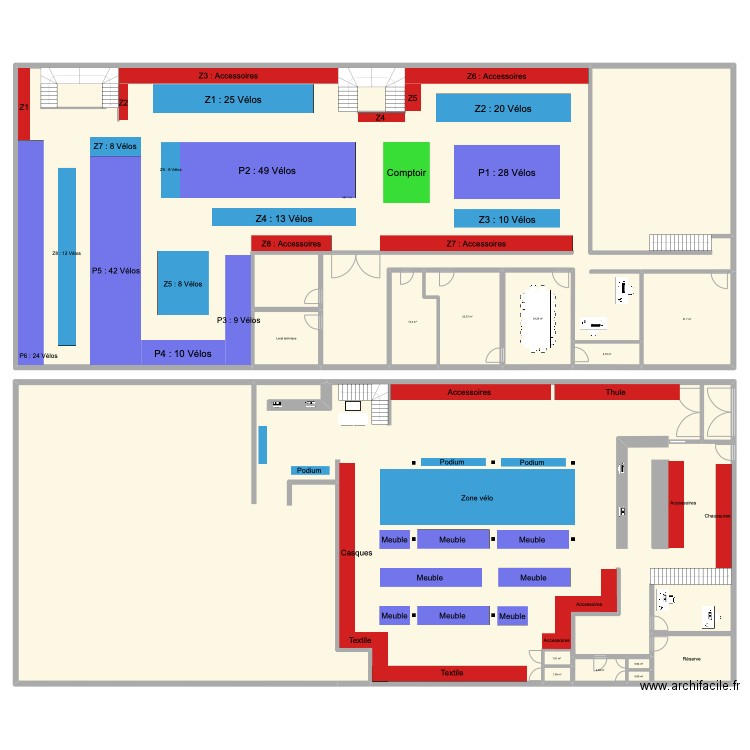 Plan Wavre. Plan de 13 pièces et 1609 m2