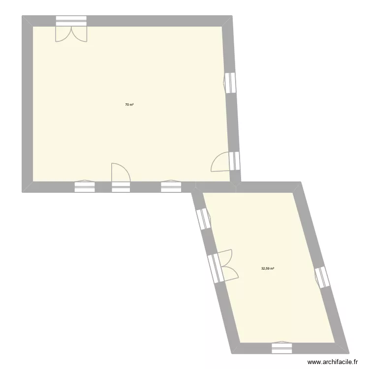 LOGEMENTS LA GRANGE. Plan de 4 pièces et 205 m² LOGEMENTS LA GRANGE. Plan de 4 pièces et 205 m²