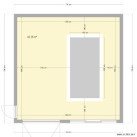 garage piscine plan positionement piscine