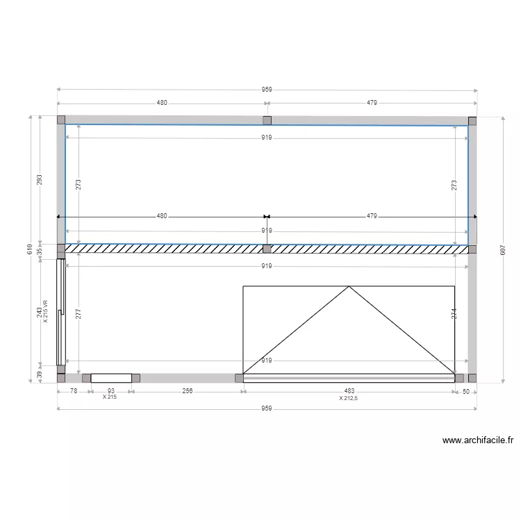 TAINMONT FONDATIONS ELEVATION. Plan de 