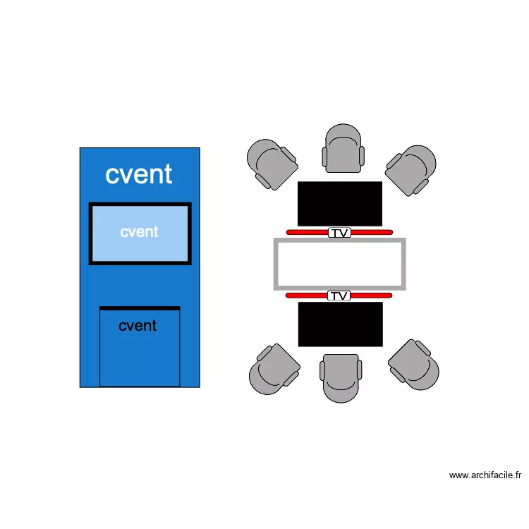 stand hypervisual. Plan de 