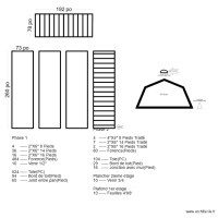 16X20 Structure toit