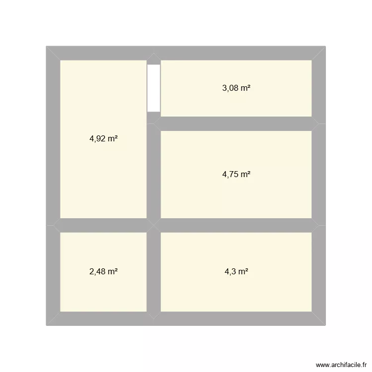 luca. Plan de 5  et 20 m²