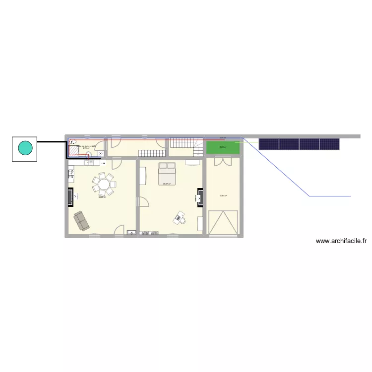 maison. Plan de 6 Pièces et 108 m² maison. Plan de 6 Pièces et 108 m²