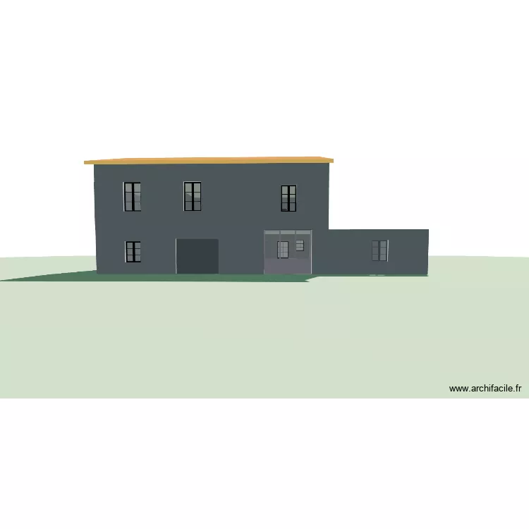 Plan de masse Gwendo 166 Avant. Plan de 14  et 508 m²