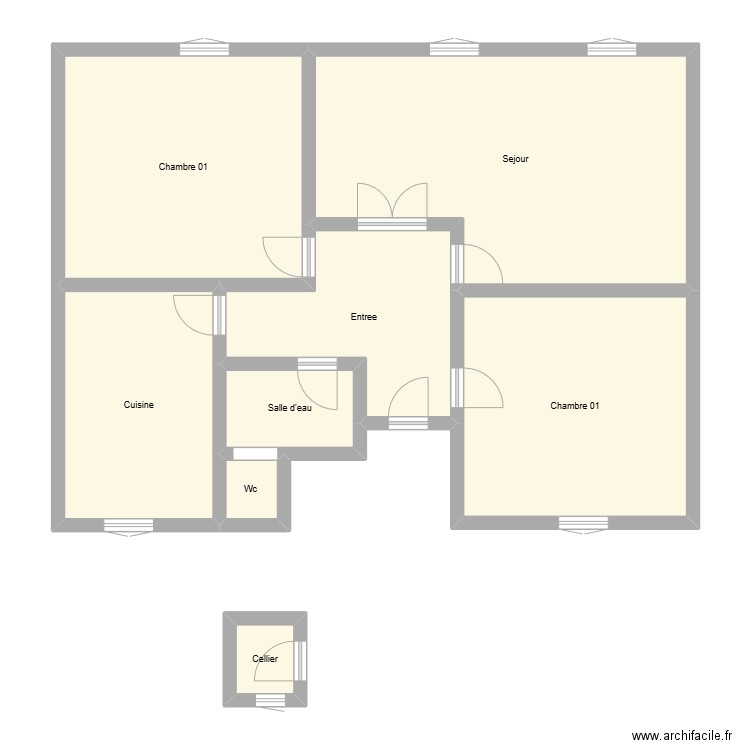 350602422. Plan de 8 pièces et 104 m2