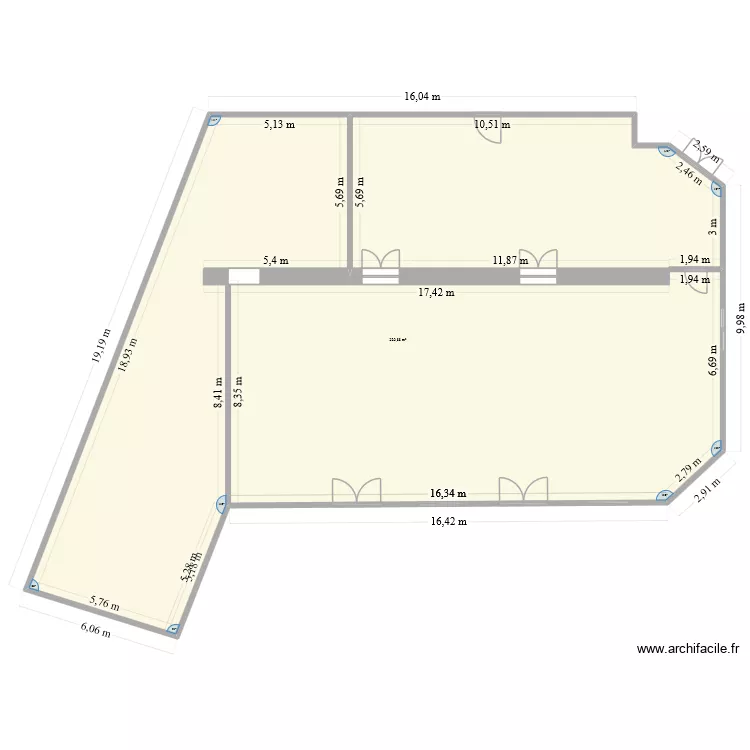 CELLIER. Plan de 1 et 321 m² CELLIER. Plan de 1 et 321 m²