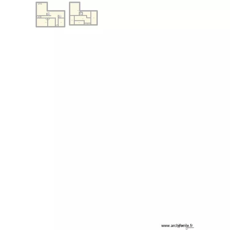 RDC. Plan de 10  et 169 m²