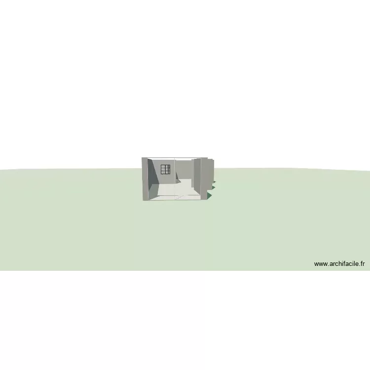 bac. Plan de 4 Pièces et 71 m²